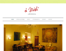 Tablet Screenshot of bistro-amidi.de